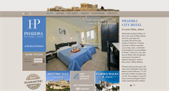 Desktop Screenshot of hotelphaedra.com